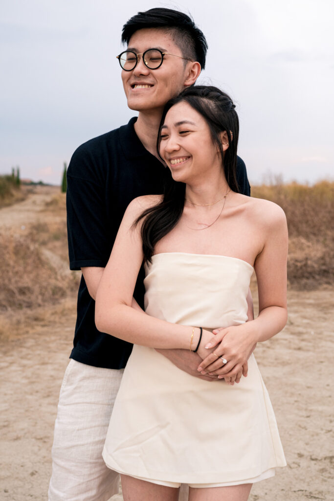 Proposal wedding photographer agriturismo baccoleno Siena