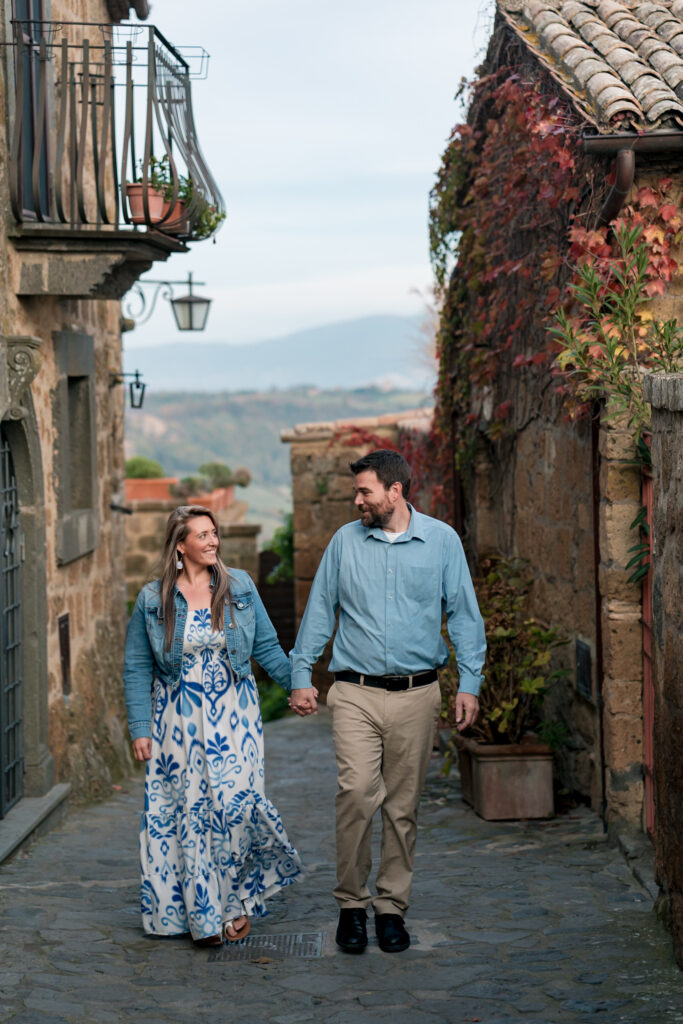 Proposal photographer in Civita di Bagnoregio