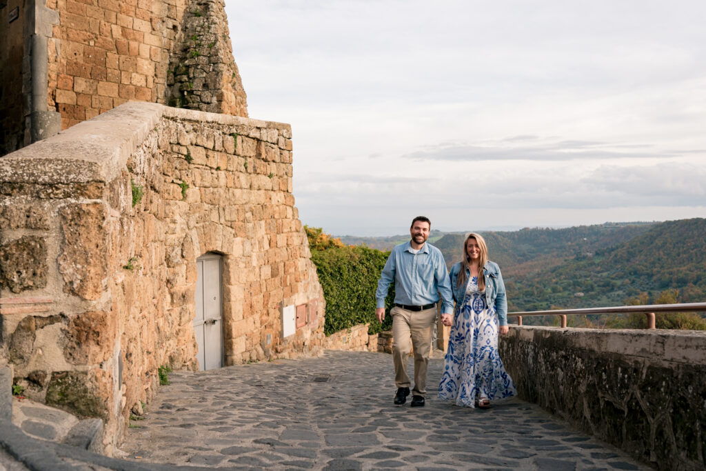 Proposal photographer in Civita di Bagnoregio