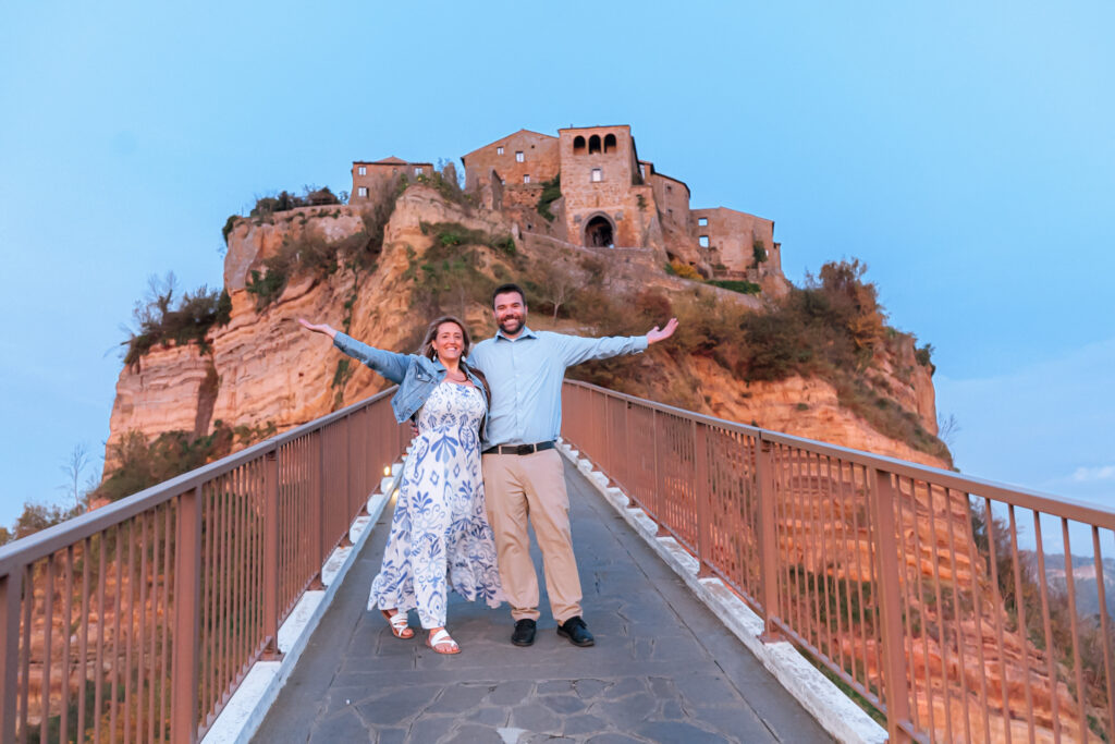 Proposal photographer in Civita di Bagnoregio